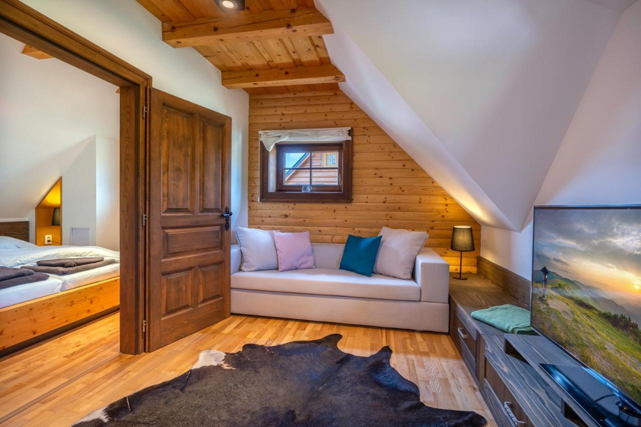 Wellness Drevenica Zuberec, 3 Apartmany, 2 Studia, Tatranske Stity Z Terasy ภายนอก รูปภาพ